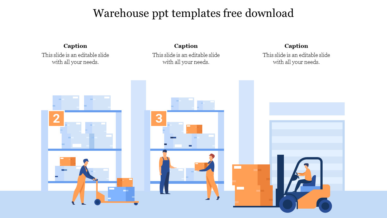 Warehouse ppt templates free download